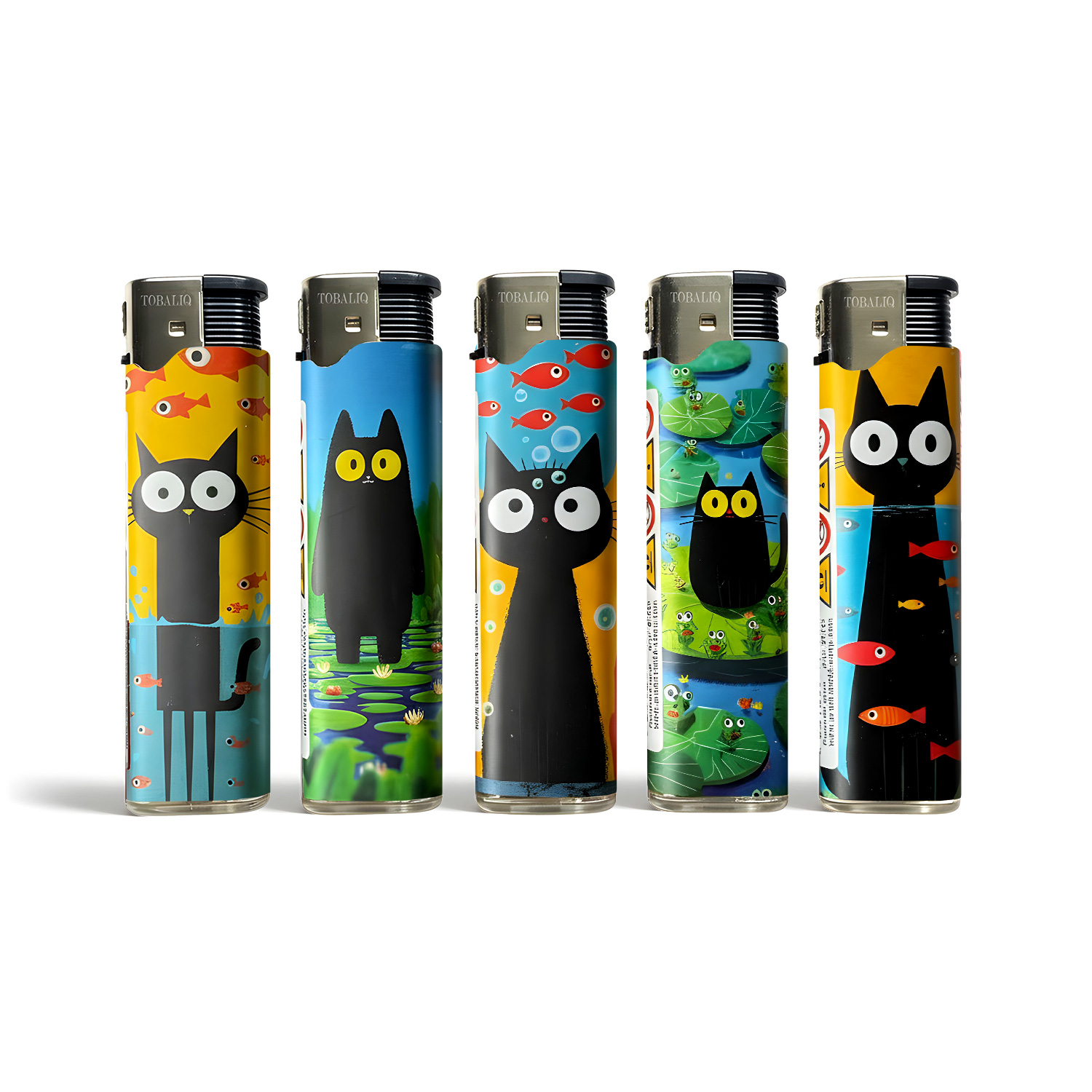 JET-MotivFeuerzeug ''FISH CAT'' JET-MotivFeuerzeug ''FISH CAT''