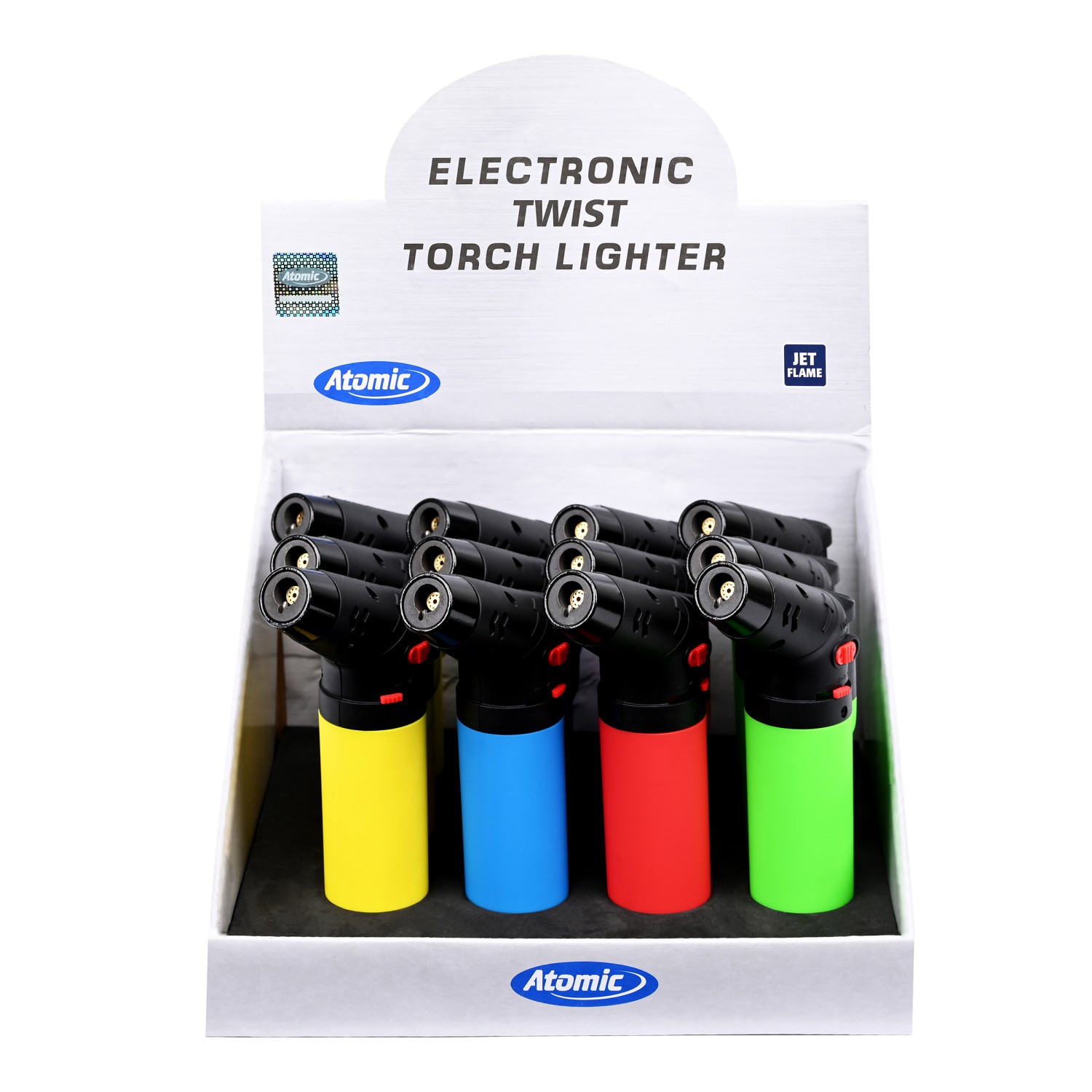 Electronic Twist Torch Feuerzeug, 12er-Pack