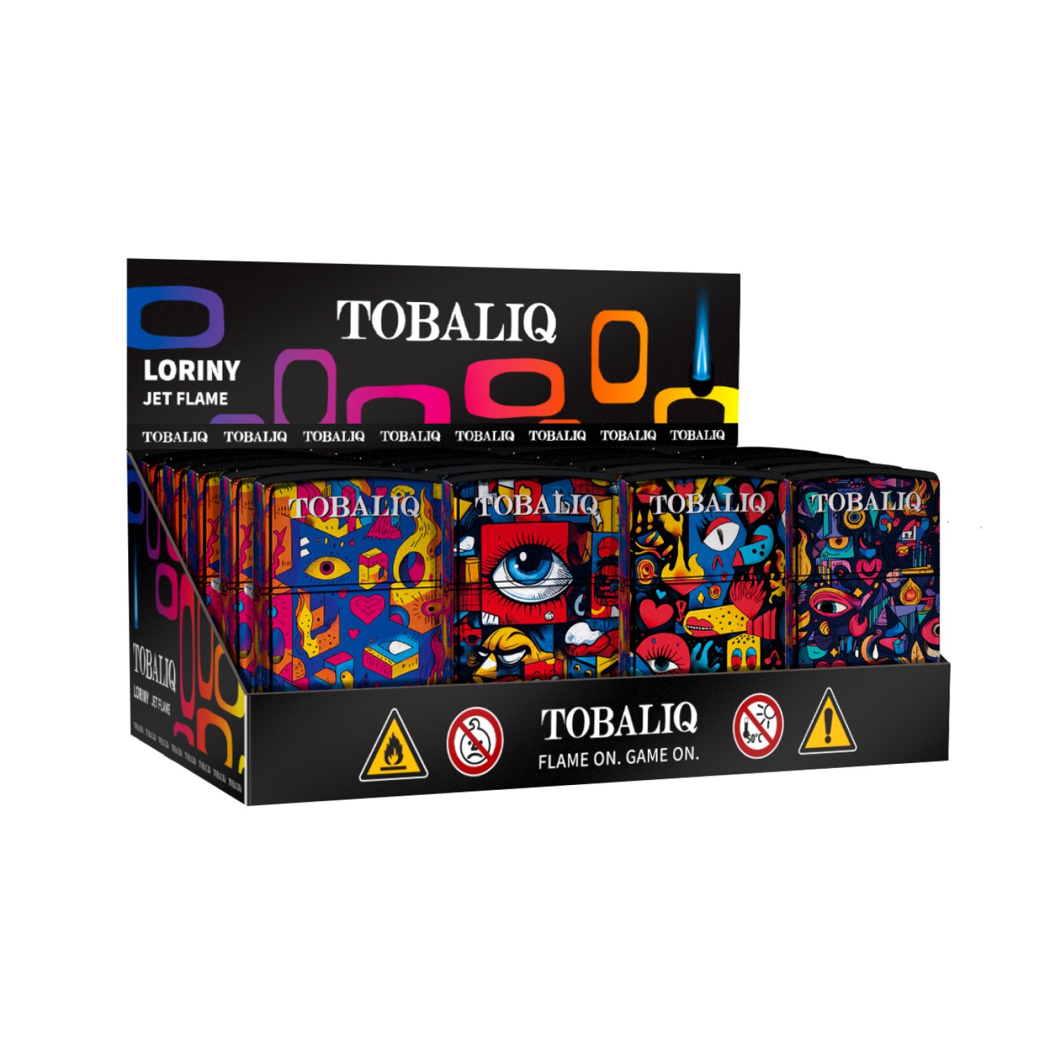 Jet Flame Feuerzeug “LORINY ART”, VE-20 Jet Flame Feuerzeug “LORINY ART”, VE-20