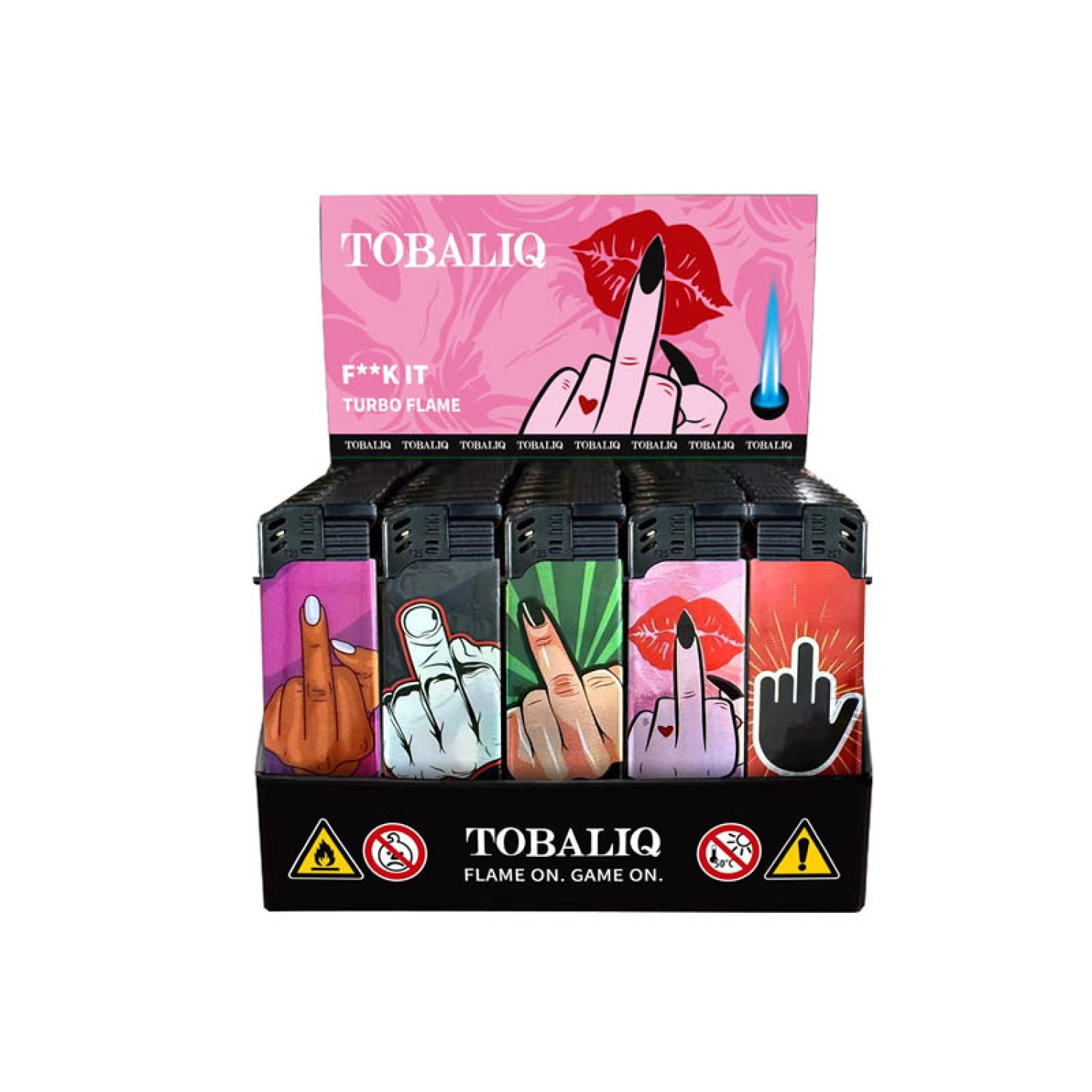 3D-Alu-JET-Motivfeuerzeug ''F**K IT'' VE-50  3D-Alu-JET-Motivfeuerzeug ''F**K IT'' VE-50