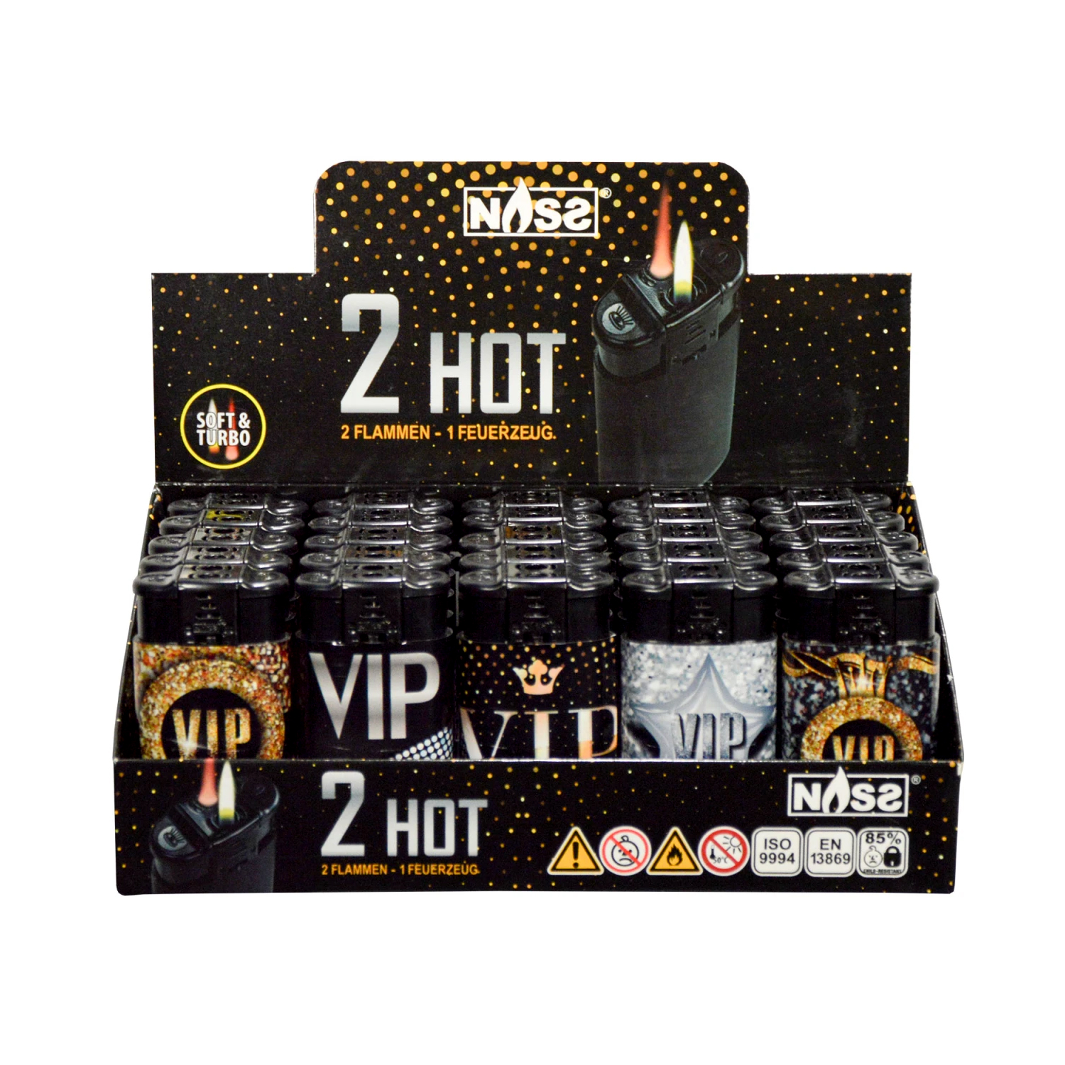 Feuerzeug 2in1 “2 Hot VIP” VE-25 Feuerzeug 2in1 “2 Hot VIP” VE-25