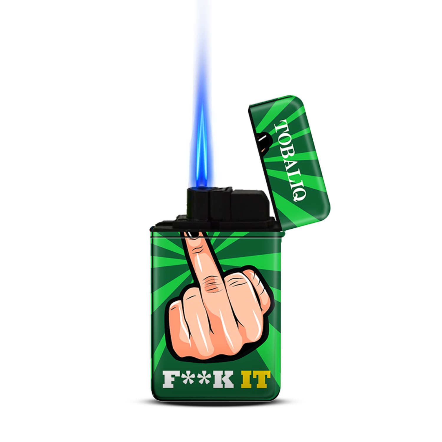 Jet Flame Feuerzeug “F**K IT”, VE-20