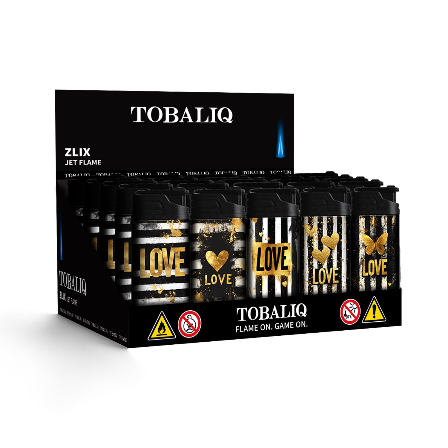 Jet Flame Feuerzeug “ZLIX-LOVE”, VE-20