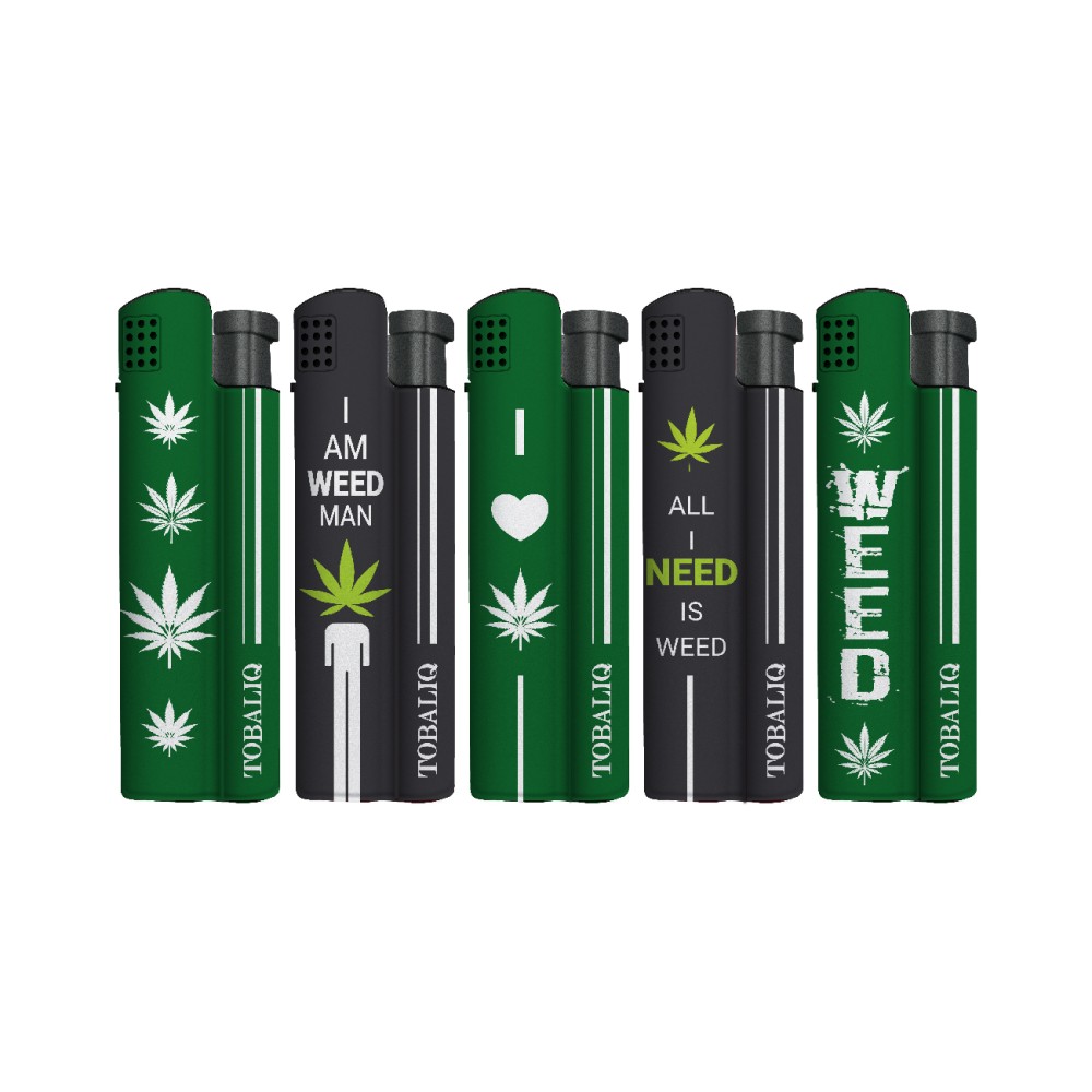Jet Flame Feuerzeug “WEED NEEDED”, VE-20
