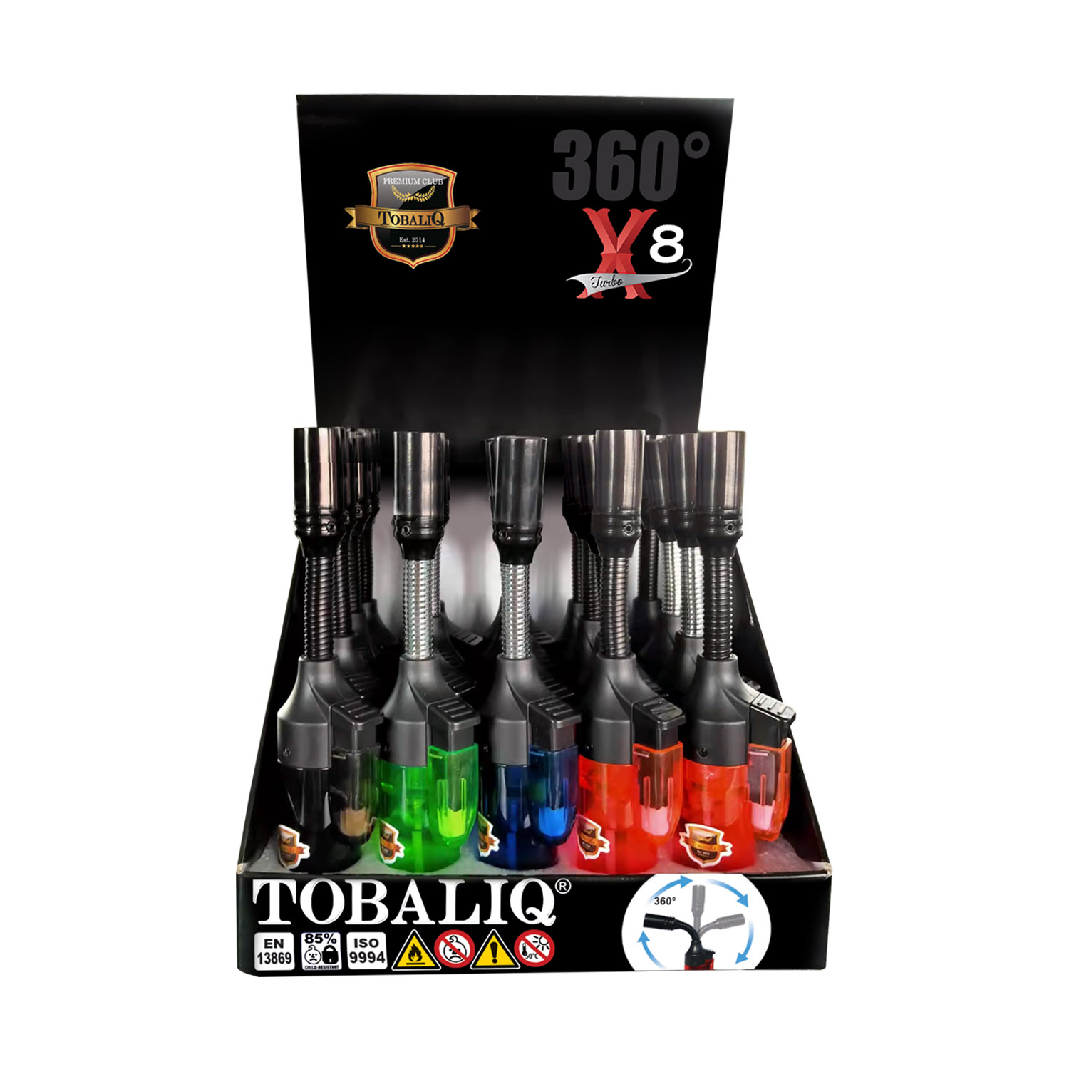 Jet Flame Turbo 360° Flexi X8, VE-20