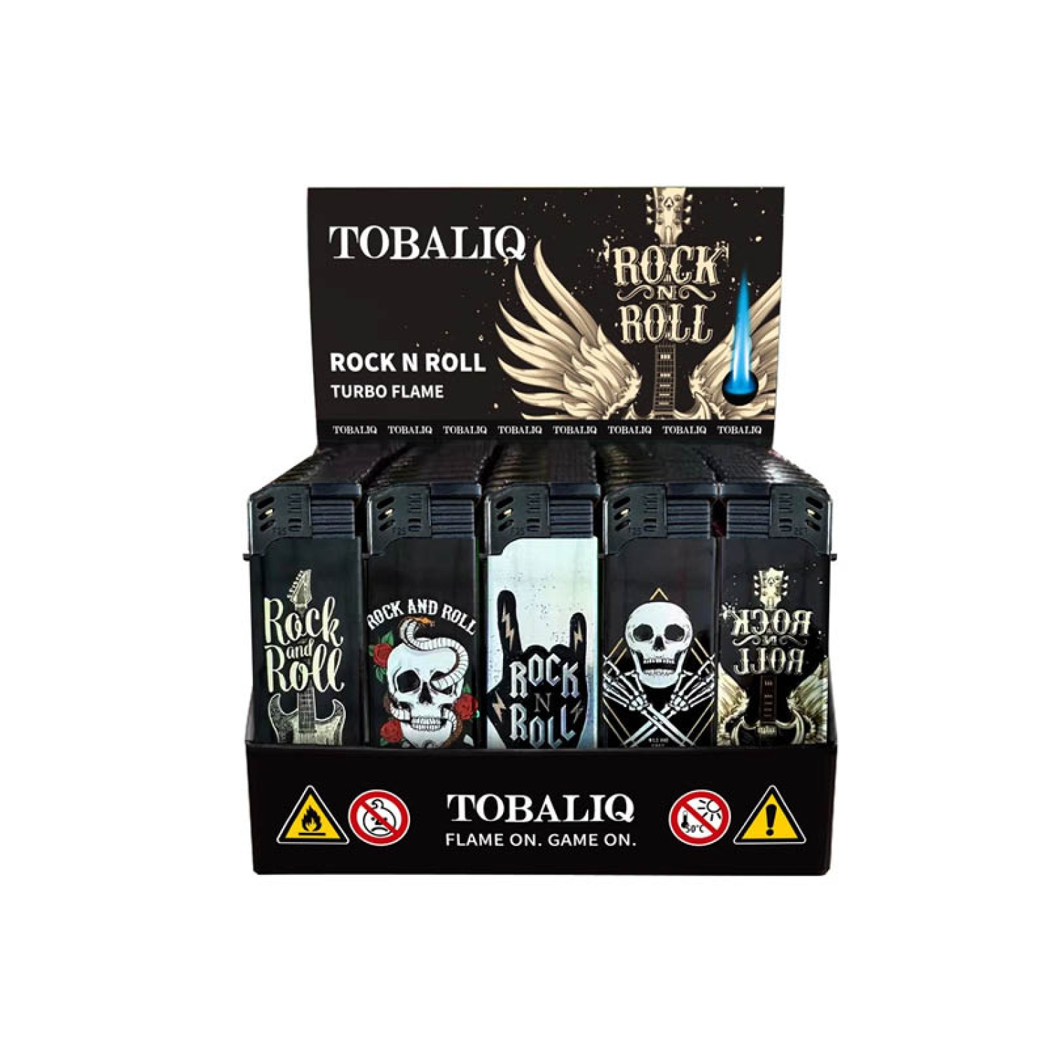 3D-Alu-JET-Motivfeuerzeug ''ROCK N ROLL'' VE-50  3D-Alu-JET-Motivfeuerzeug ''ROCK N ROLL'' VE-50