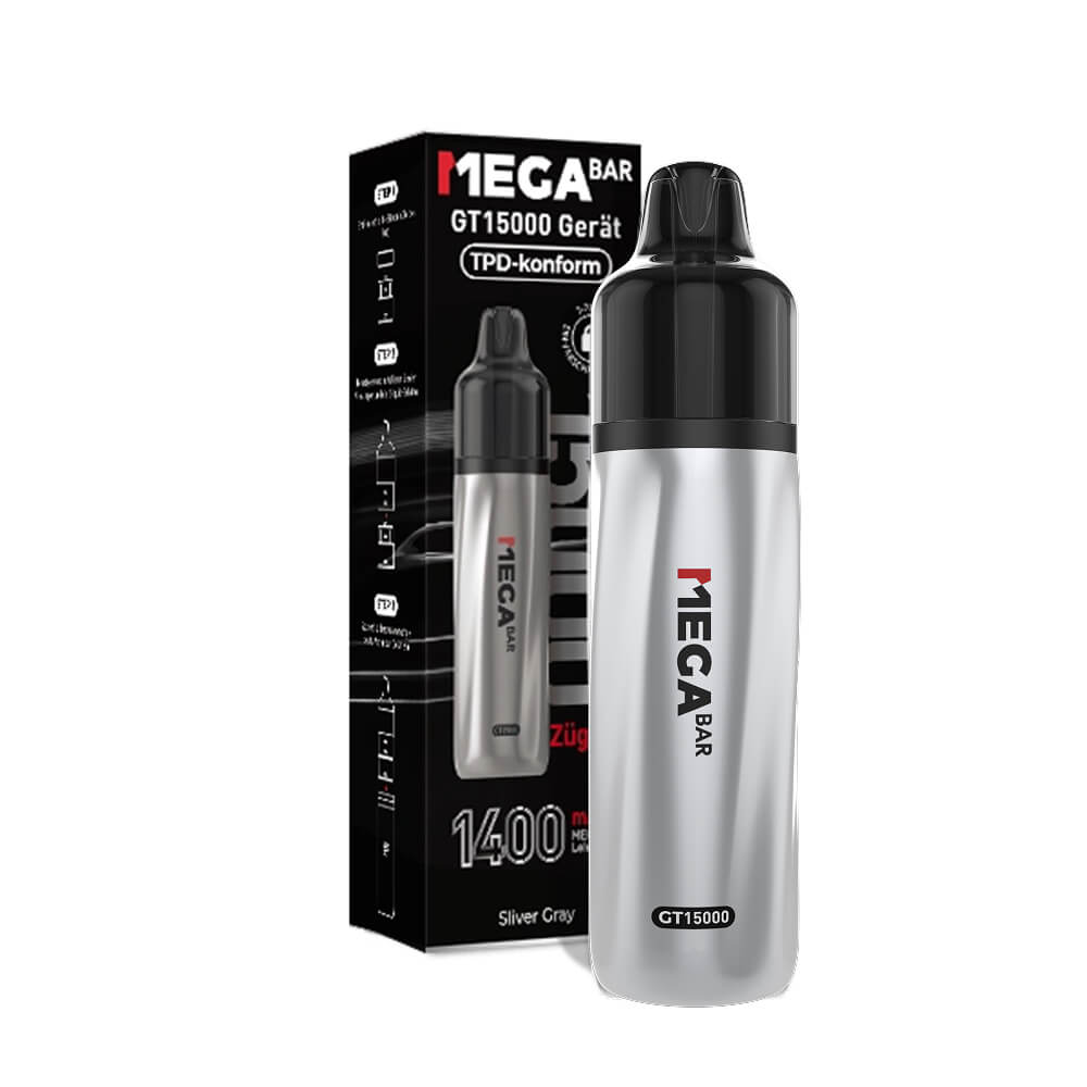 MEGABAR GT15000 Batterie  – Silver Gray