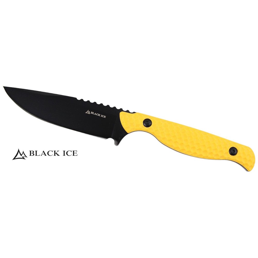 Black Ice - Feststehendes messer mit Kydexscheide