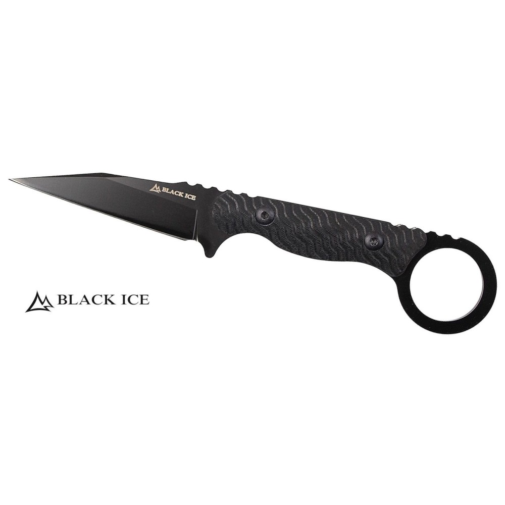 Black Ice - Feststehendes messer mit Kydexscheide