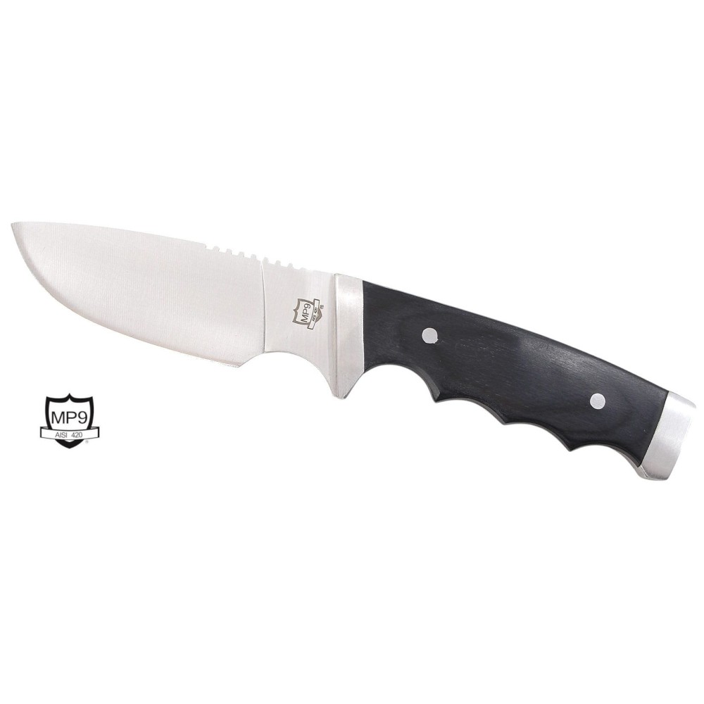MP9 - Outdoormesser mit Holzgriff und Nylonscheide