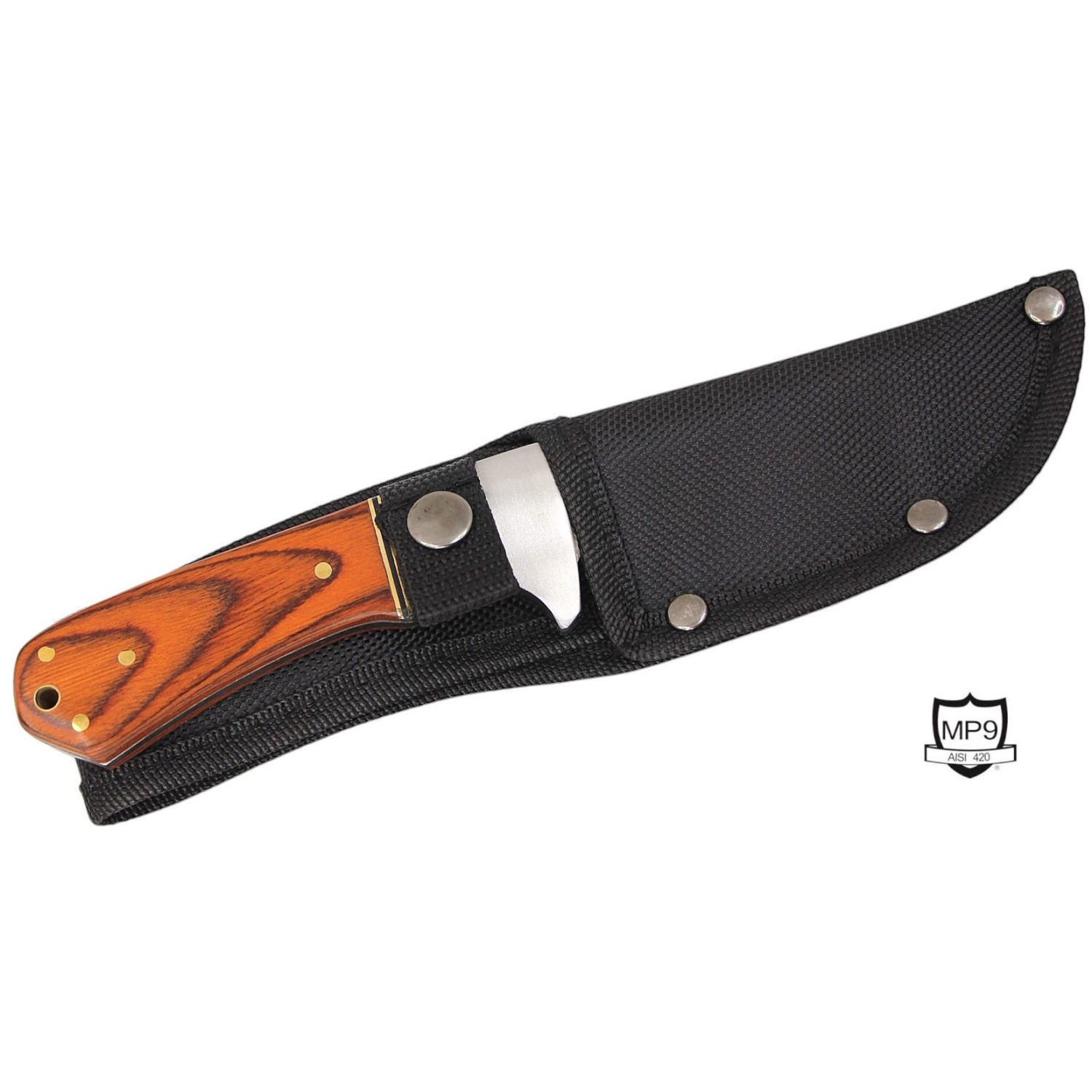 MP9 Timber Steel mit Holzgriff und Nylonscheide