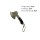 Roxon Schlüsselanhänger Messer "Axe 2" | Klingenlänge: 3 cm, Grifflänge: 3 cm, Gesamtlänge: ca. 6 cm
