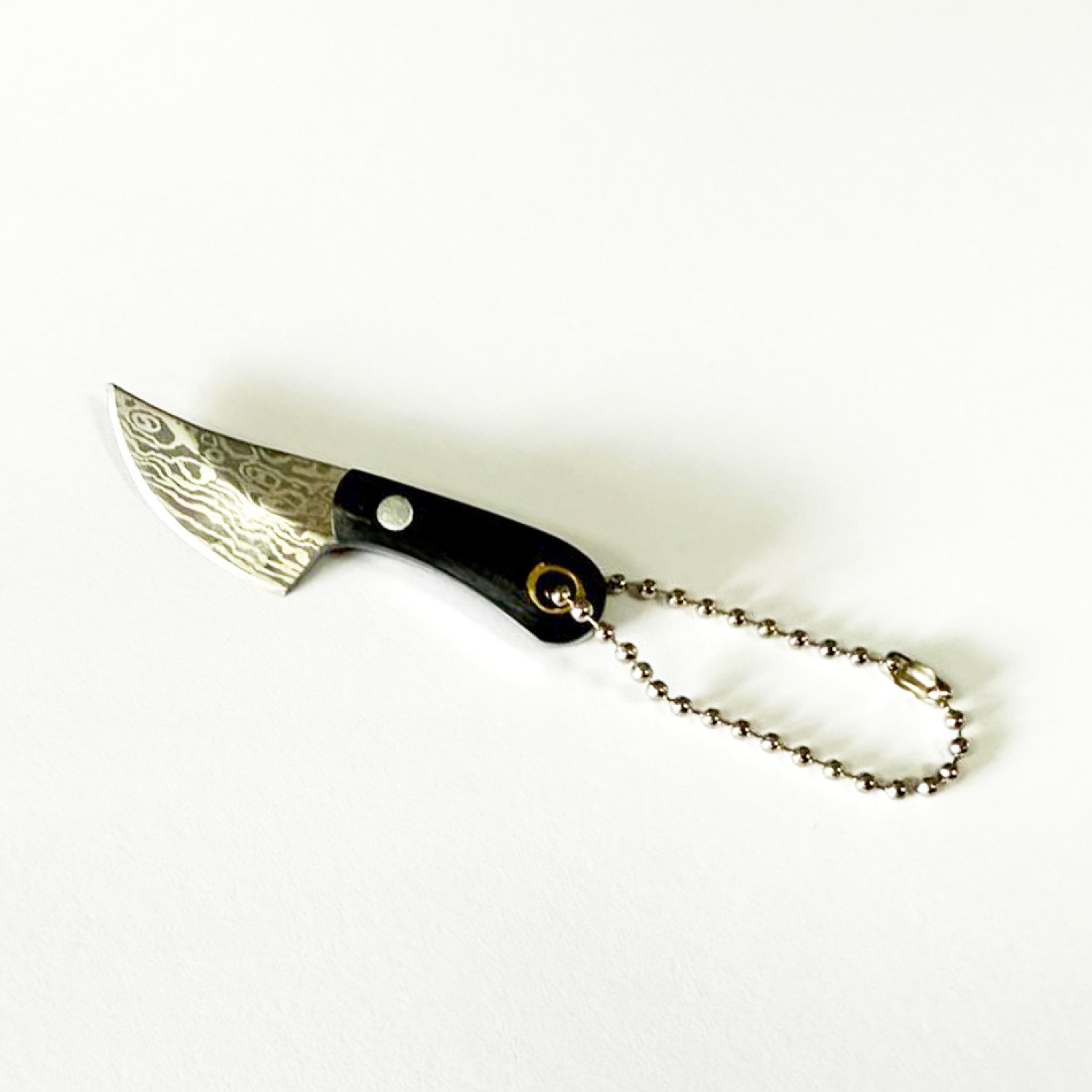 Roxon Schlüsselanhänger Messer "Skinner" | Klingenlänge: 3 cm, Grifflänge: 2,5 cm, Gesamtlänge: ca. 5,5 cm