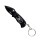 Taschenmesser Schwarz mit Spinne eingravierte druck  & Schlüsselanhänger | Klingenlänge: 4 cm, Grifflänge 5cm, Gesamtlänge: ca.9 cm