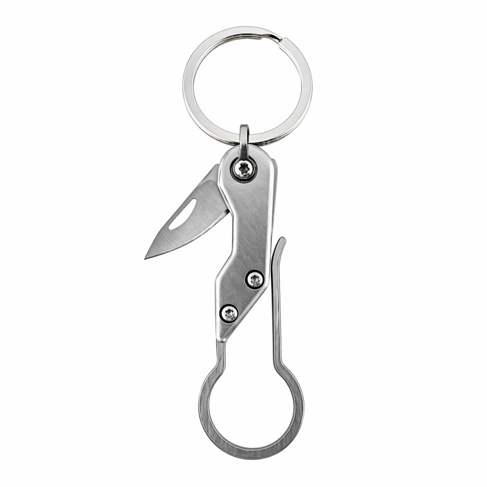 Taschenmesser Silver Einkaufwagenlöser & Schlüsselanhänger Klingenlänge: 2cm,Grifflänge: 7cm,Gesamtlänge: ca.9 cm