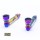 Metallpfeife vers. Farbe+Blatt+siebe 7,1cm.VE-12