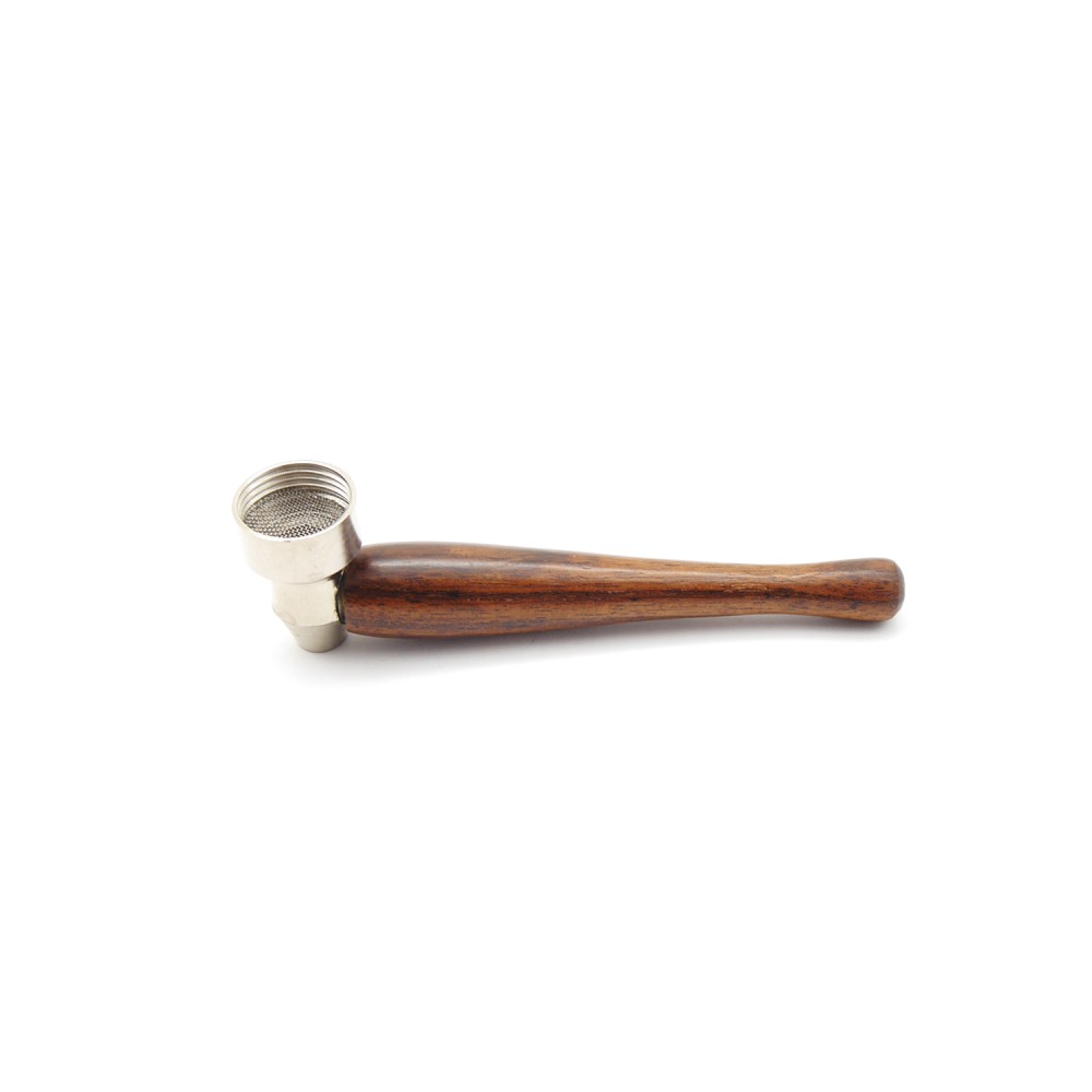 Metall + Holzpfeife 9,5 cm