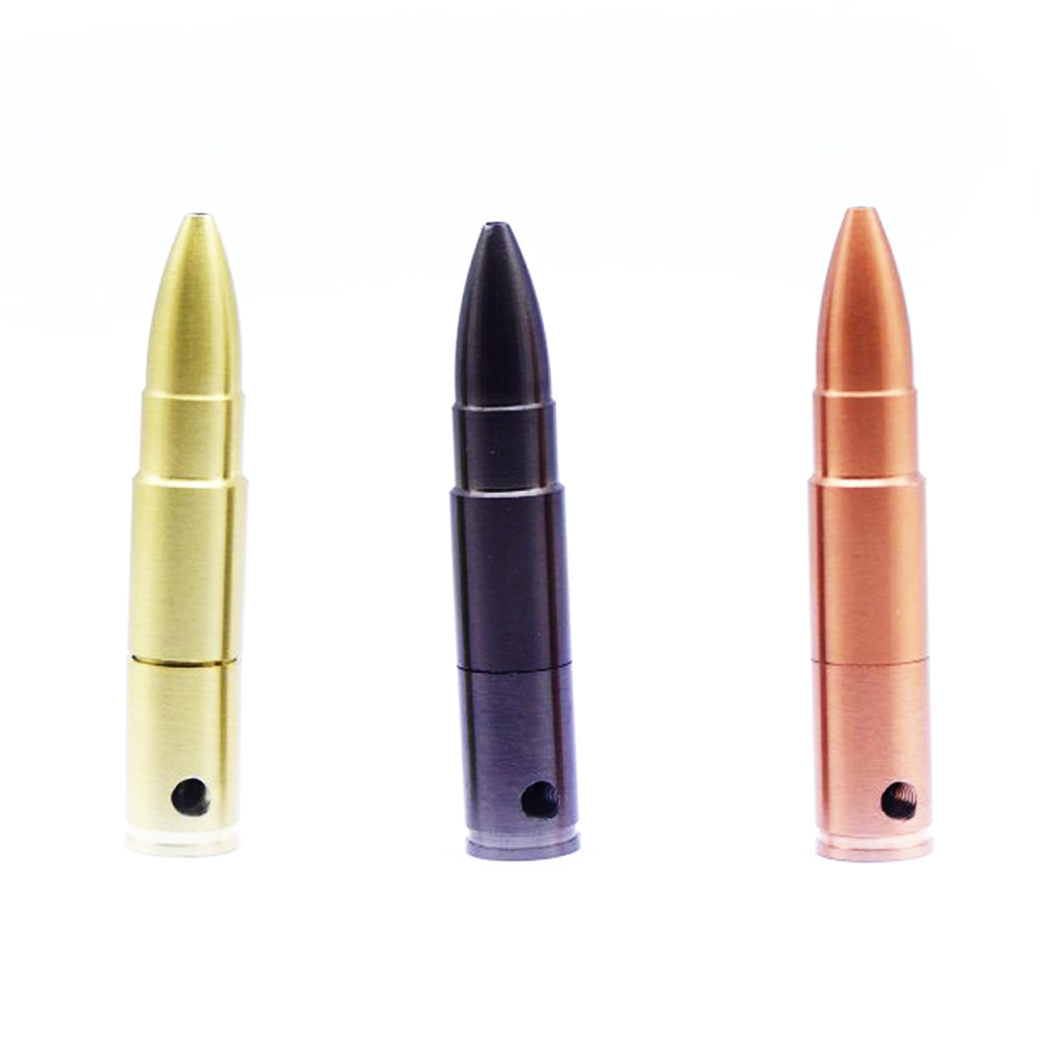Metallpfeife wie Bullet kugel 8,5cm.VE-12
