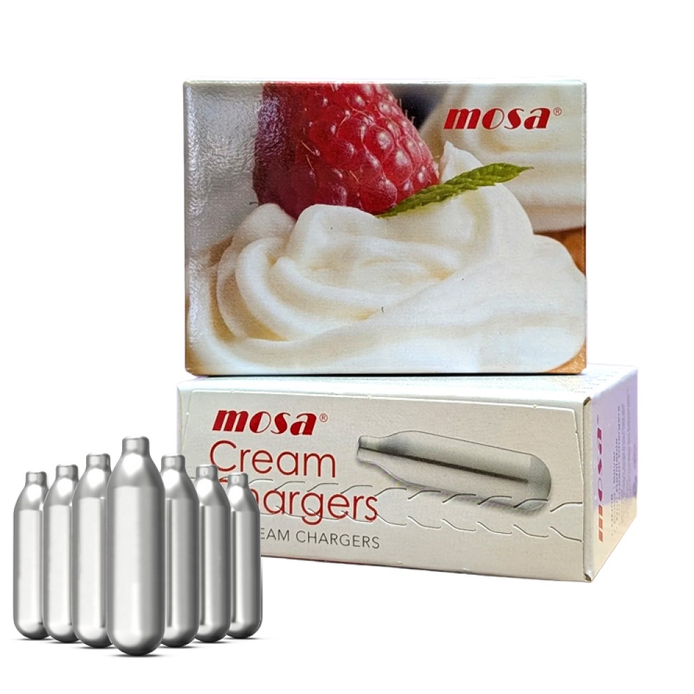 Cream Charger für Cracker Aluminium  6,5cm. ve-50