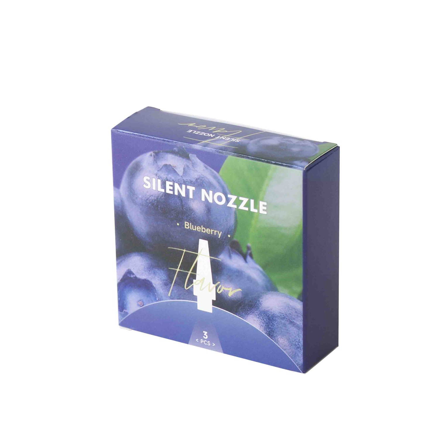 Plastick Nozzle " Blueberry "3er Packung