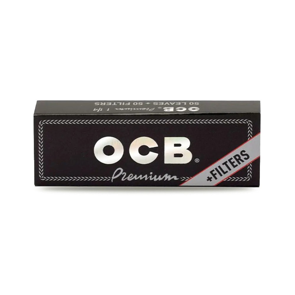 OCB Schw. Premium 1¼ + Tips 24er Box a50 Blatt + Tips