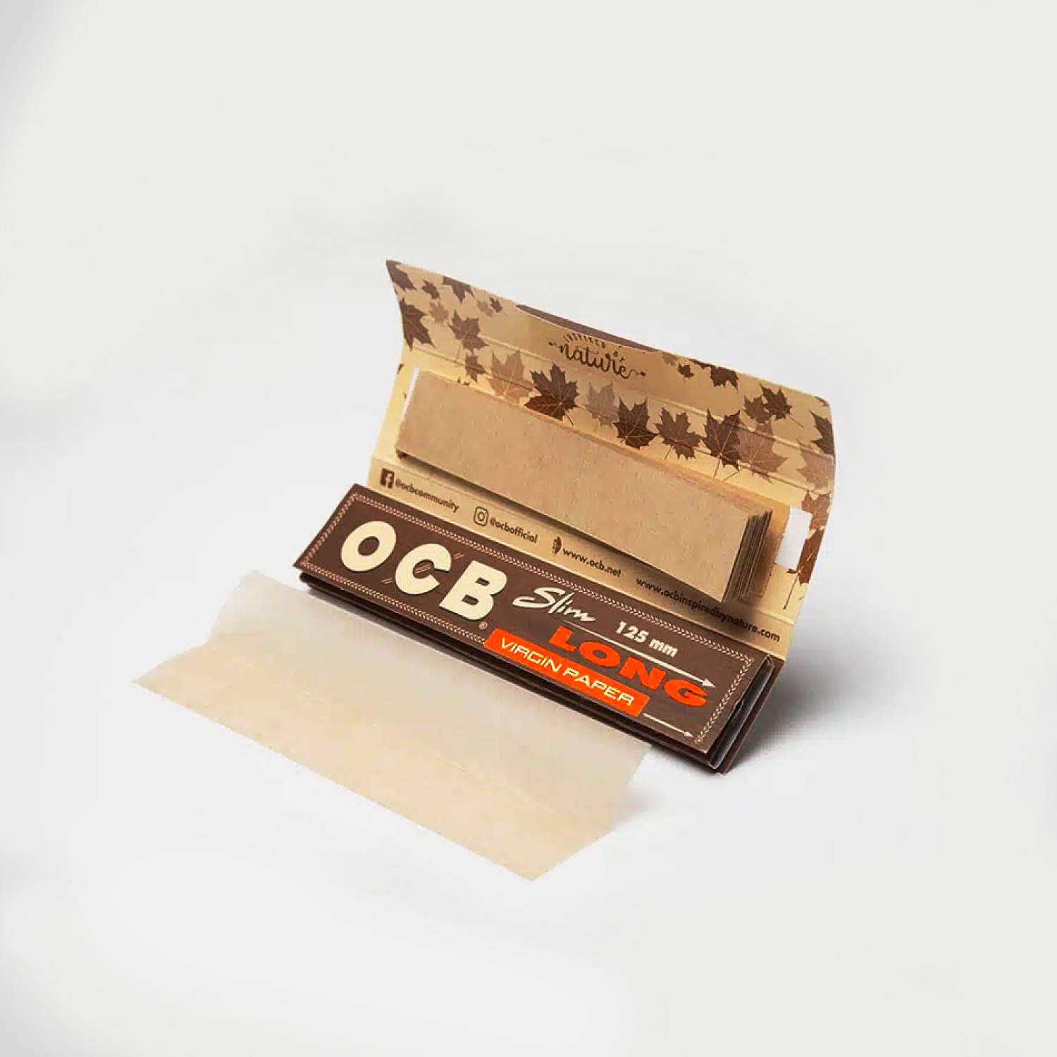 OCB Unbleached Slim+Tips 32er Box a 32 Blatt /Tips