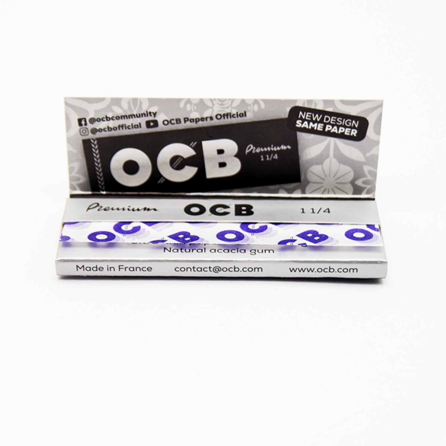 OCB Schwarz Premium 1¼ ,  25er Box a 50 Blatt