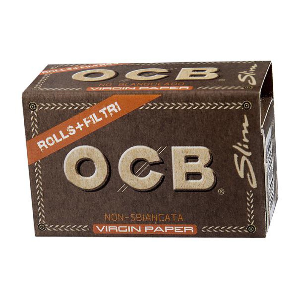 OCB Unbleached Slim Rolls + Filter