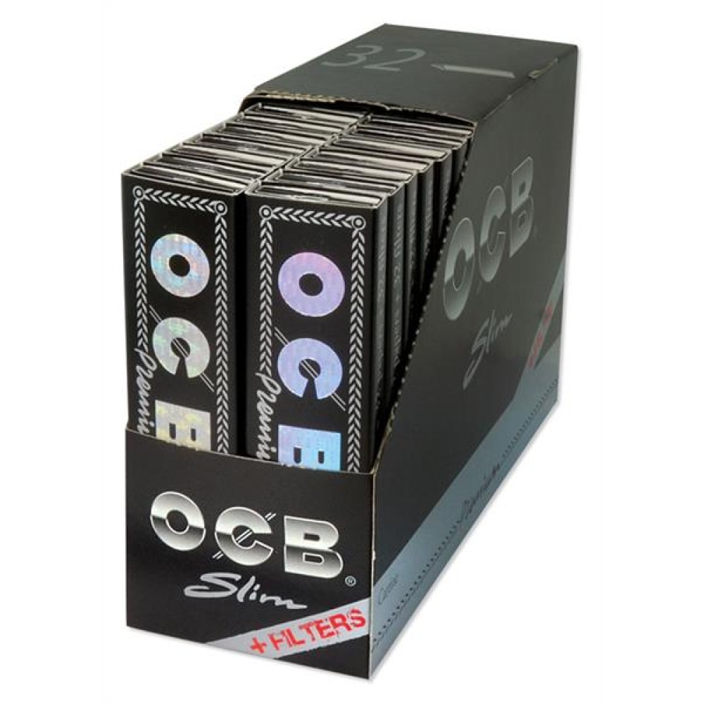 OCB Premium Long Slim Papier + Filter Tip