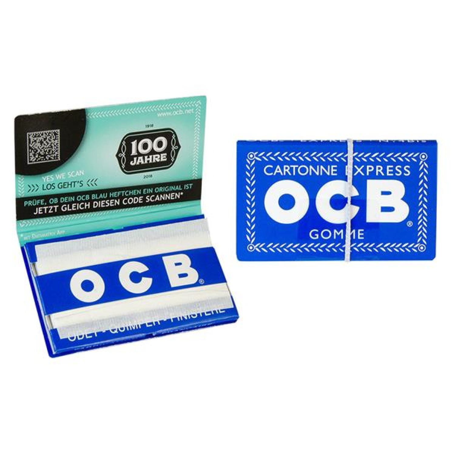 OCB Blau Kurz Gummizug