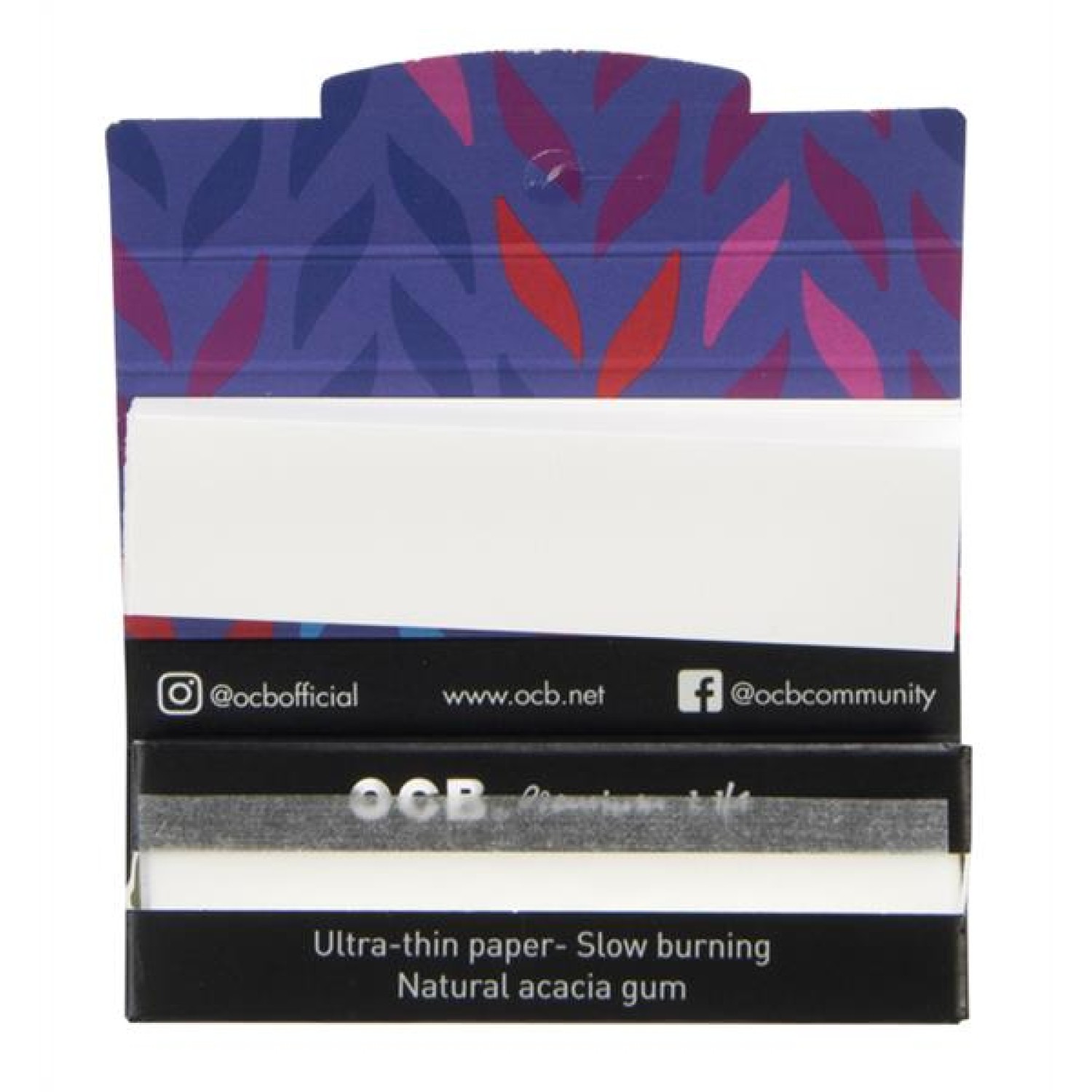 OCB Schwarz Premium 1¼ + Tips 24er Box a50 Blatt + Tips