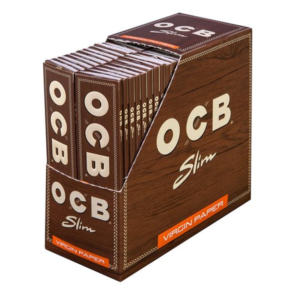 OCB Unbleached Virgin Slim Papier