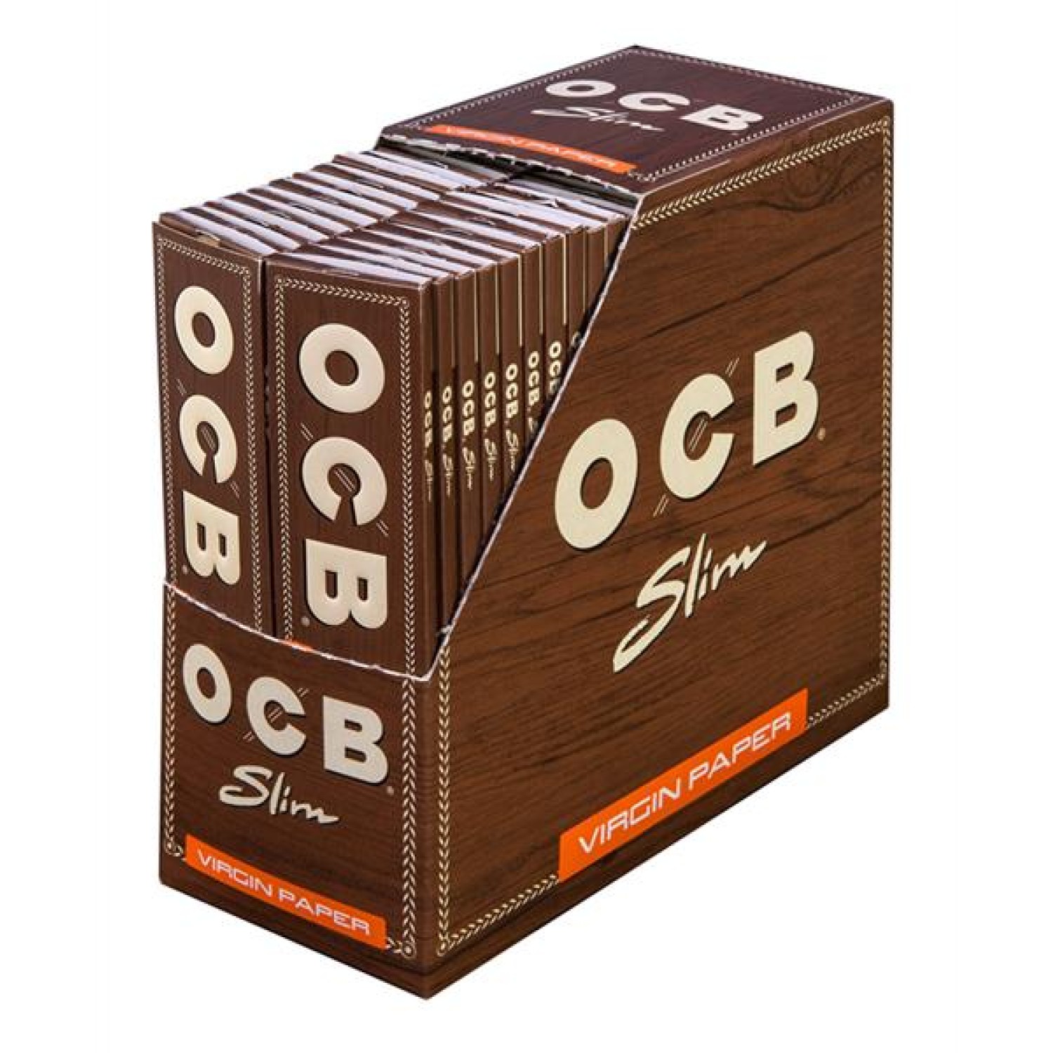 OCB Unbleached Virgin Slim Papier