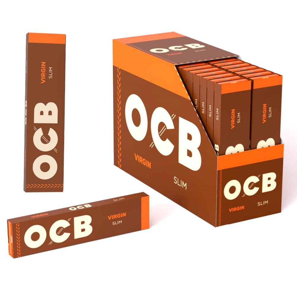 OCB Unbleached Virgin Slim Papier