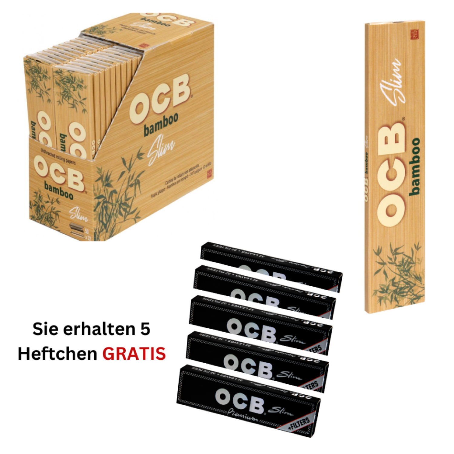 Ocb Bamboo Slim Papier