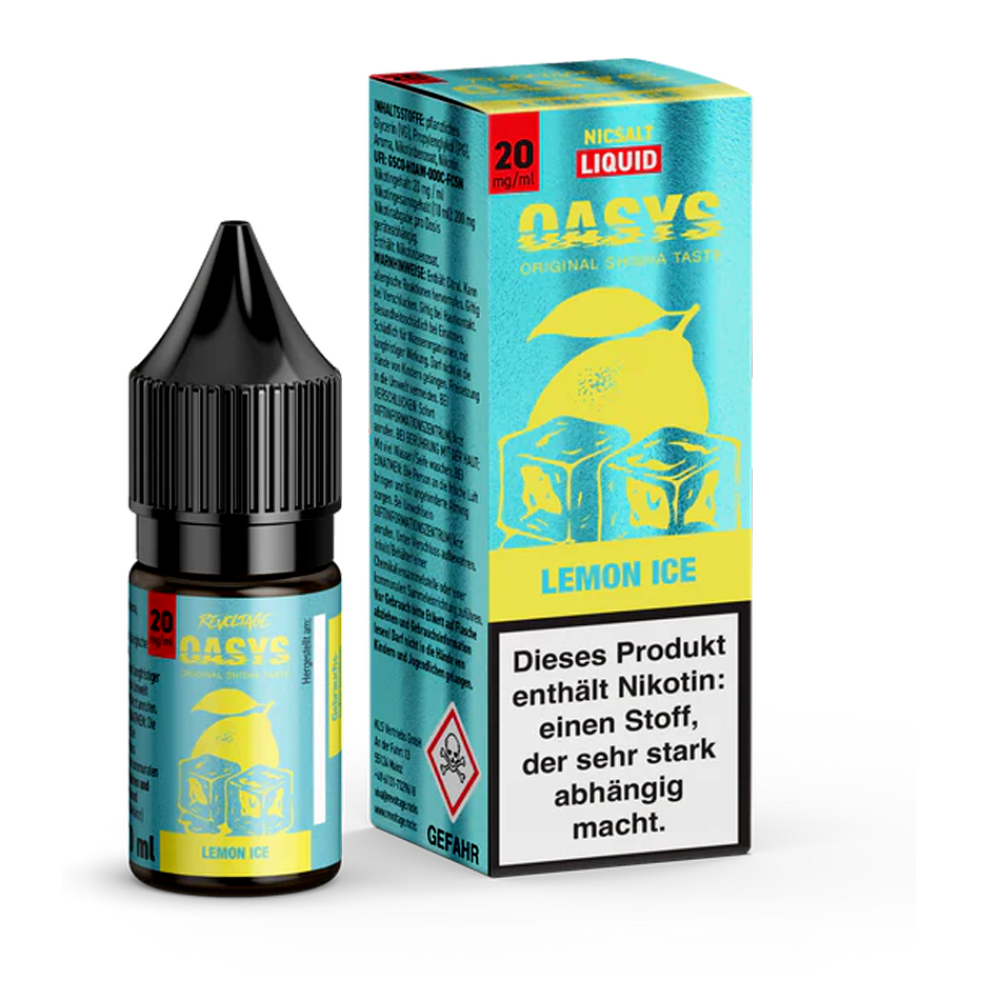 Revoltage Oasys | Lemon Ice – 20 mg Nikotinsalz-Liquid – 10 ml Revoltage Oasys | Lemon Ice – 20 mg Nikotinsalz-Liquid – 10 ml