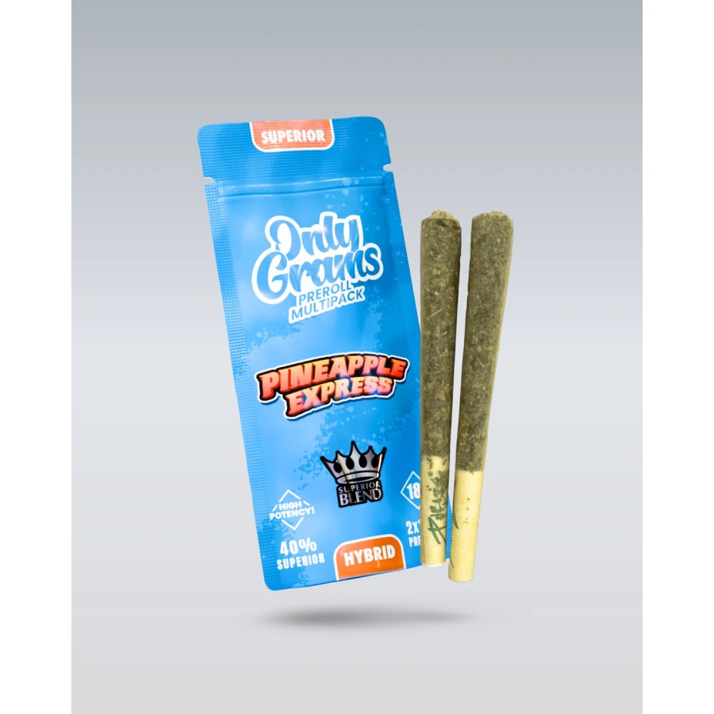 Superior Pre-Rolls Hybrid 40% - Pineapple Express | 2x 1.5g