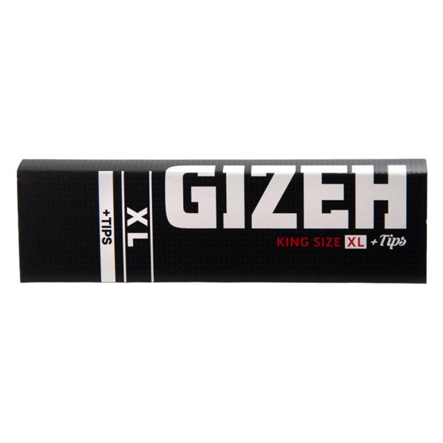 GIZEH Black Extra Fine King Size XL + Tips | 26 Heftchen mit je 34 Blatt + 34 Tips