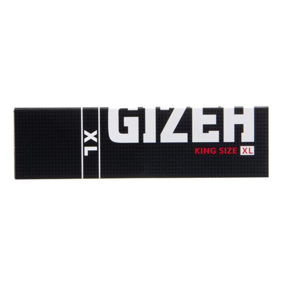 GIZEH Black Extra Fine King Size XL | 50 Heftchen mit je 34 Blatt