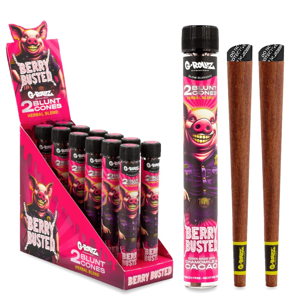 G-ROLLZ, Pre-Rolled " Berry Busted " Blunts 12er Display