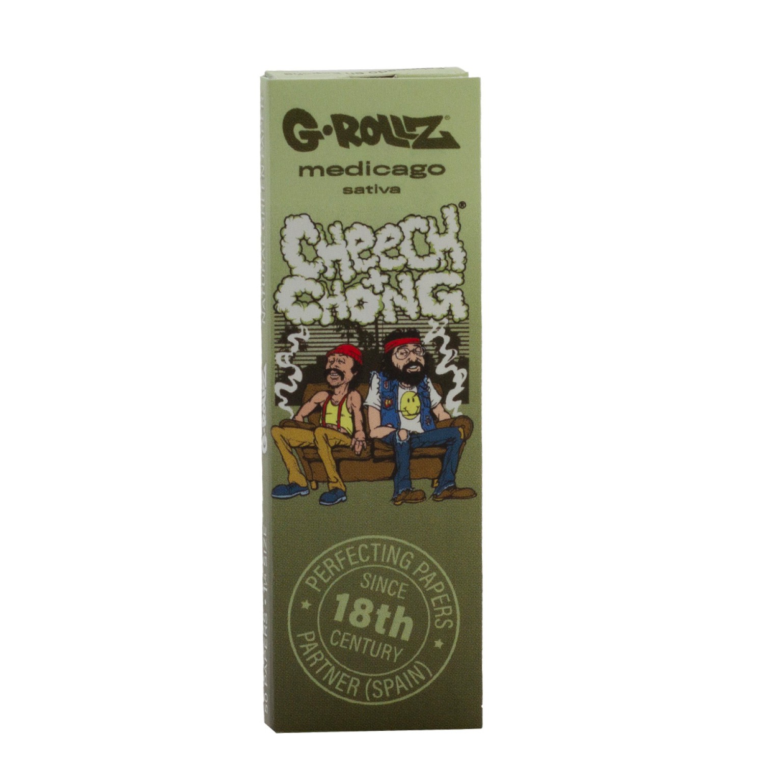 G-Rollz | " Cheech & Chong " Couch - Medicago Sativa Extra Thin 50 ' 1¼' Papers 25er Display