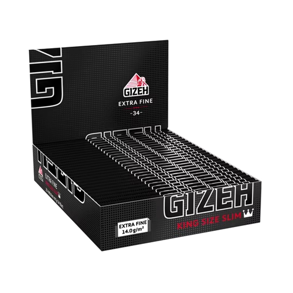 GIZEH Black Smoking Paper King Size Slim