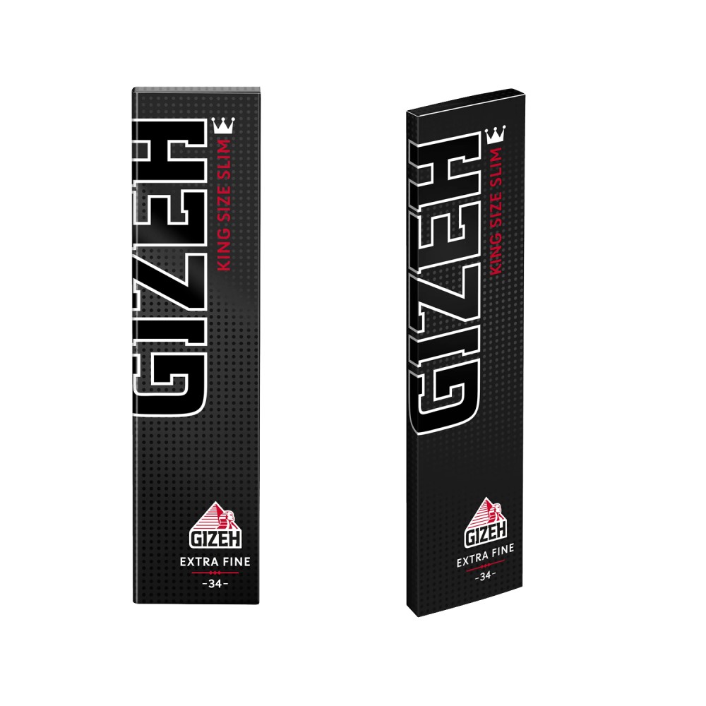 GIZEH Black Smoking Paper King Size Slim