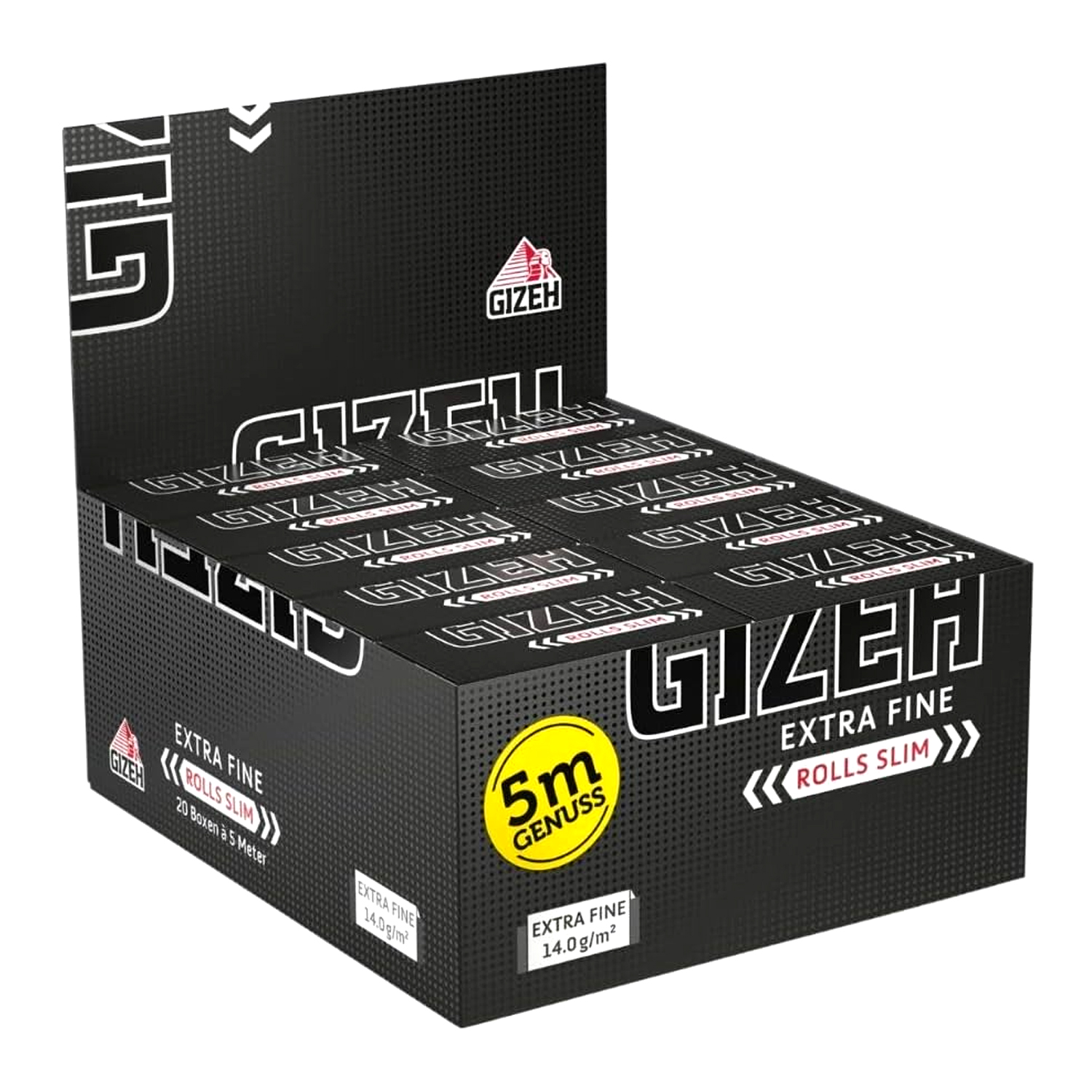 GIZEH Black Rolls Slim