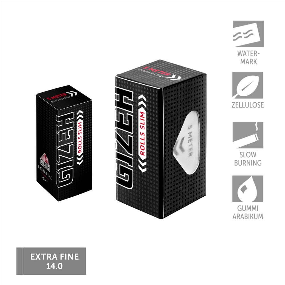 GIZEH Black Rolls Slim