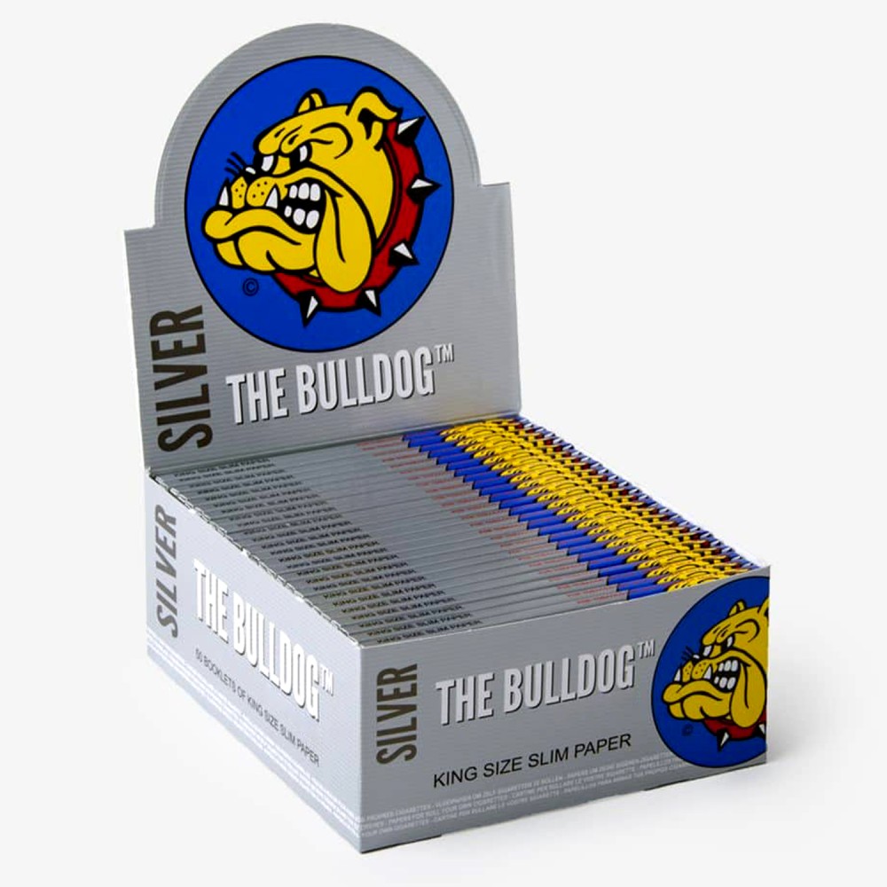 The Bulldog Silber King Size 109x44mm, 32 Blatt