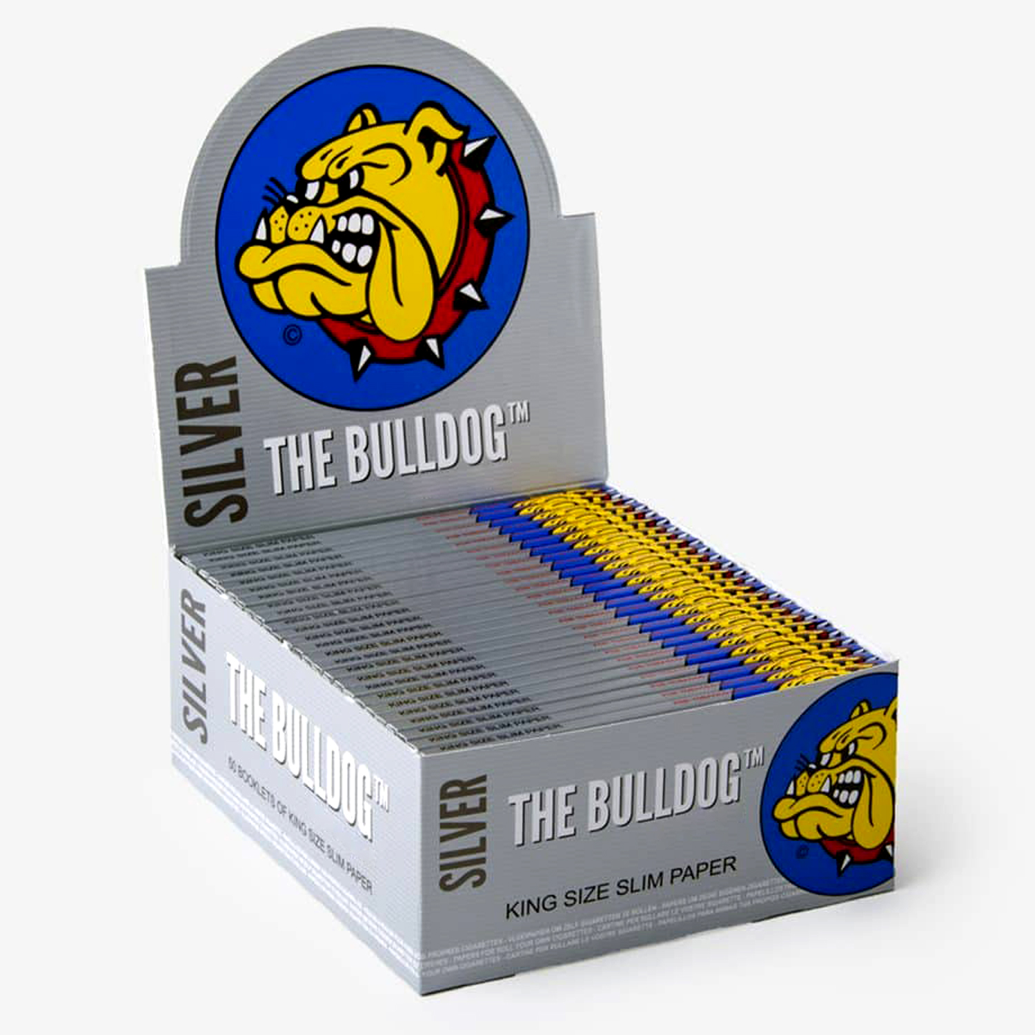 The Bulldog Silber King Size 109x44mm, 32 Blatt