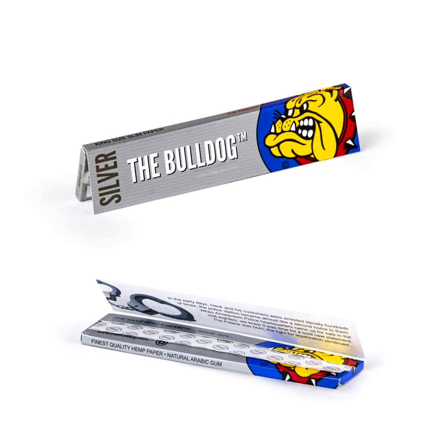 The Bulldog Silber King Size 109x44mm, 32 Blatt