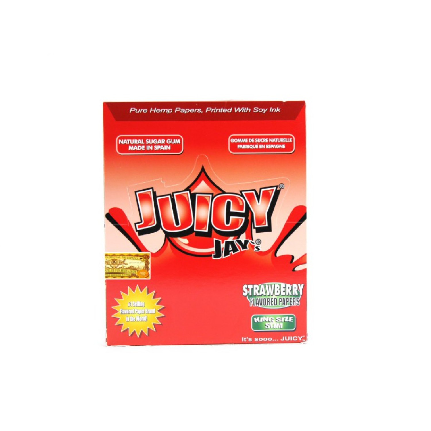 Juicy Jay’s King Size Slim Papier – Strawberry