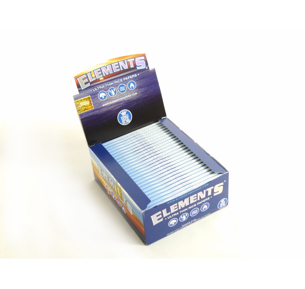 Elements Blättchen King Size Slim 50er Box á33